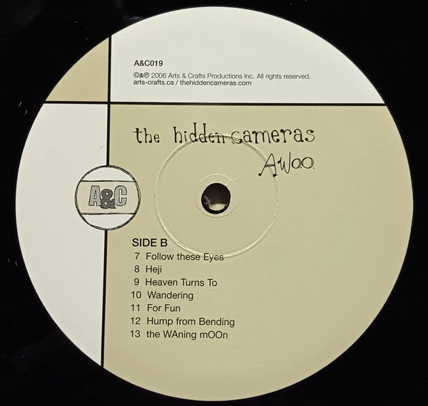 The Hidden Cameras : Awoo (LP, Album)