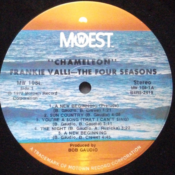 Frankie Valli - The Four Seasons : Chameleon (LP)
