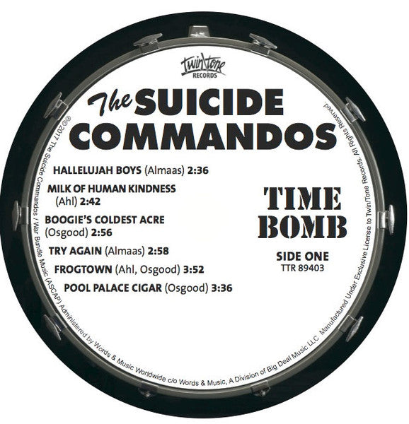 The Suicide Commandos : Time Bomb (LP, Album)