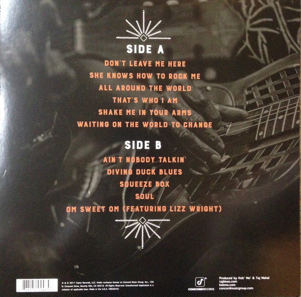 Taj Mahal & Keb' Mo' : TajMo (LP, Album)