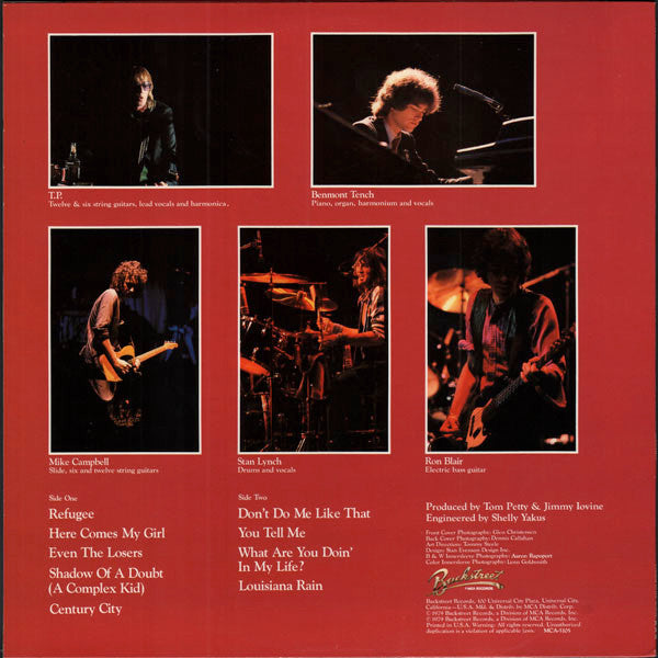 Tom Petty And The Heartbreakers : Damn The Torpedoes (LP, Album, Pin)