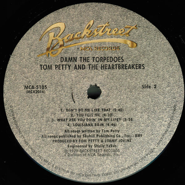 Tom Petty And The Heartbreakers : Damn The Torpedoes (LP, Album, Pin)