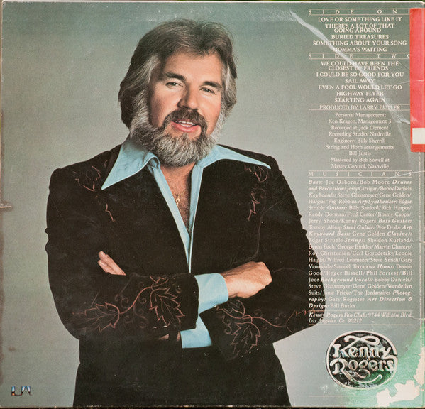 Kenny Rogers : Love Or Something Like It (LP, Album, Ter)