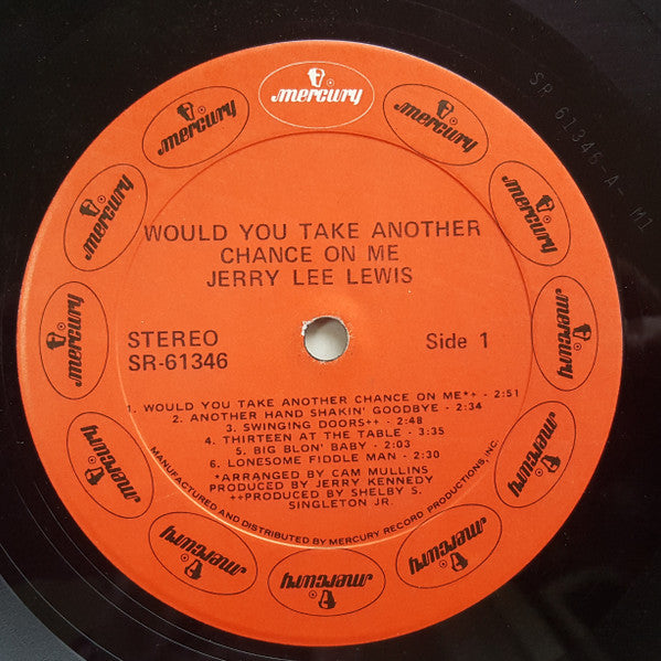 Jerry Lee Lewis : Would You Take Another Chance On Me? (LP, Album, PRC)