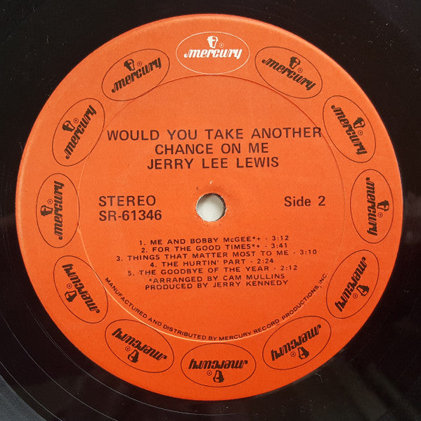 Jerry Lee Lewis : Would You Take Another Chance On Me? (LP, Album, PRC)