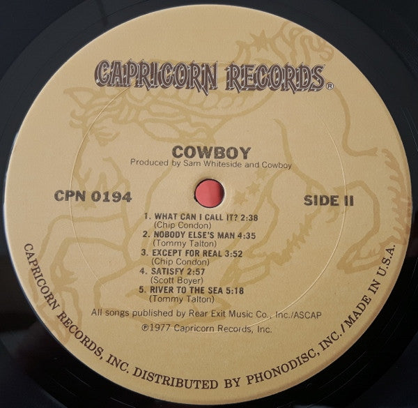 Cowboy (6) : Cowboy (LP, Album, San)