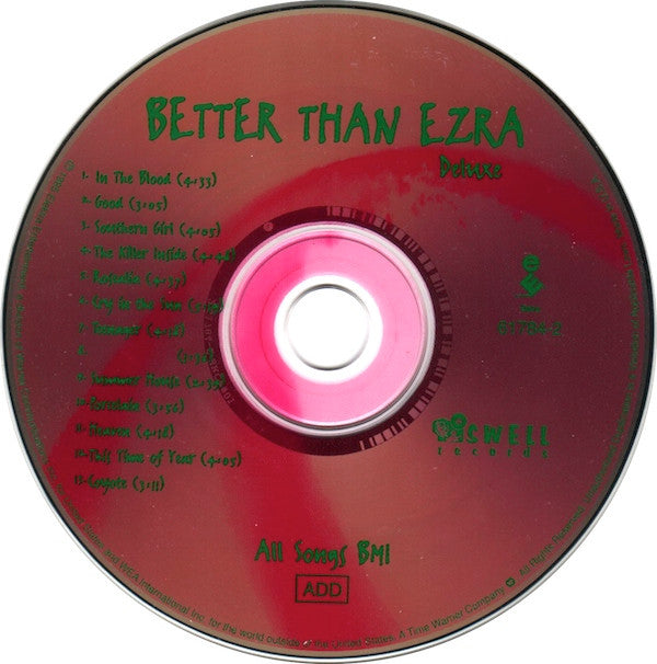 Better Than Ezra : Deluxe (CD, Album, RE)