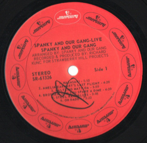 Spanky And Our Gang* : Live (LP, Album, Phi)