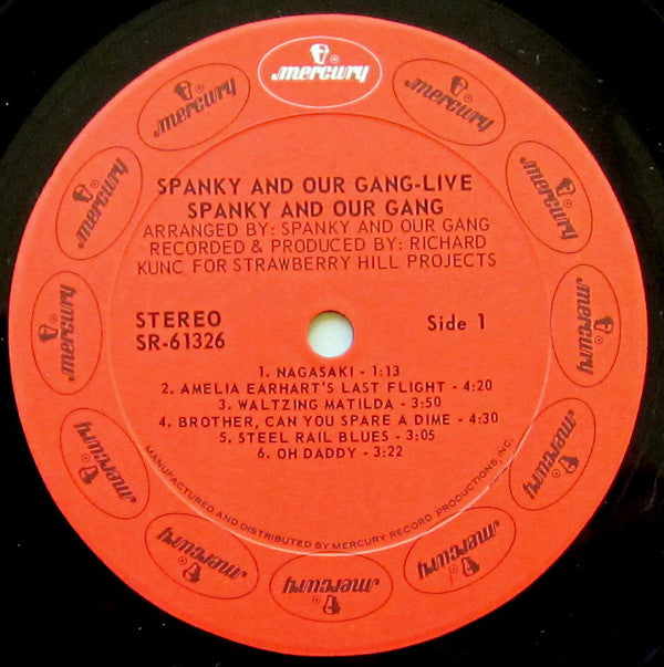 Spanky And Our Gang* : Live (LP, Album, Phi)