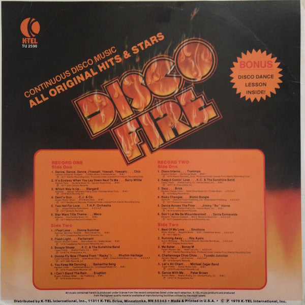 Various : Disco Fire (2xLP, Comp, 56)