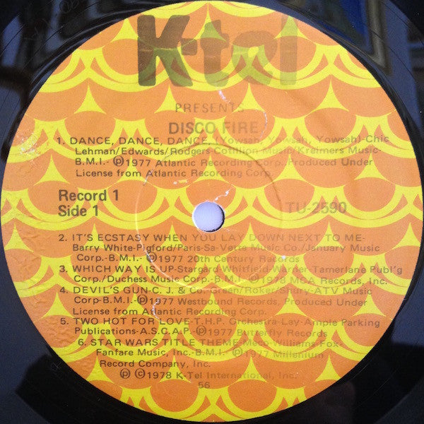 Various : Disco Fire (2xLP, Comp, 56)