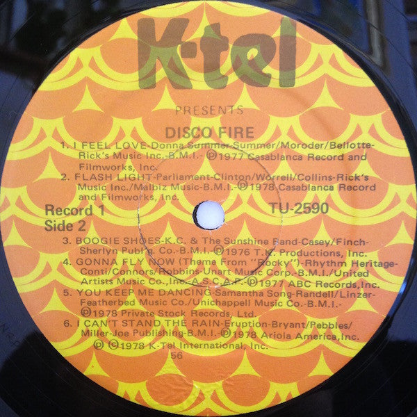 Various : Disco Fire (2xLP, Comp, 56)