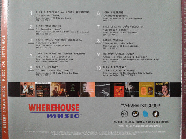 Various : Desert Island Discs: Music You Gotta Have (CD, Comp, Promo)