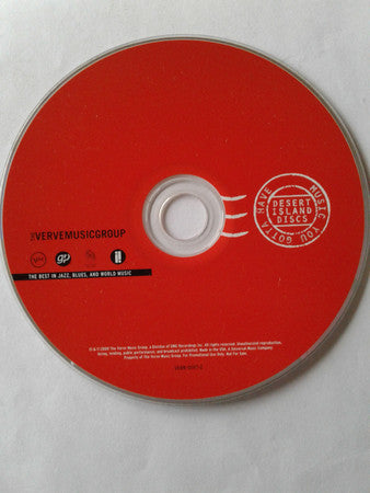 Various : Desert Island Discs: Music You Gotta Have (CD, Comp, Promo)