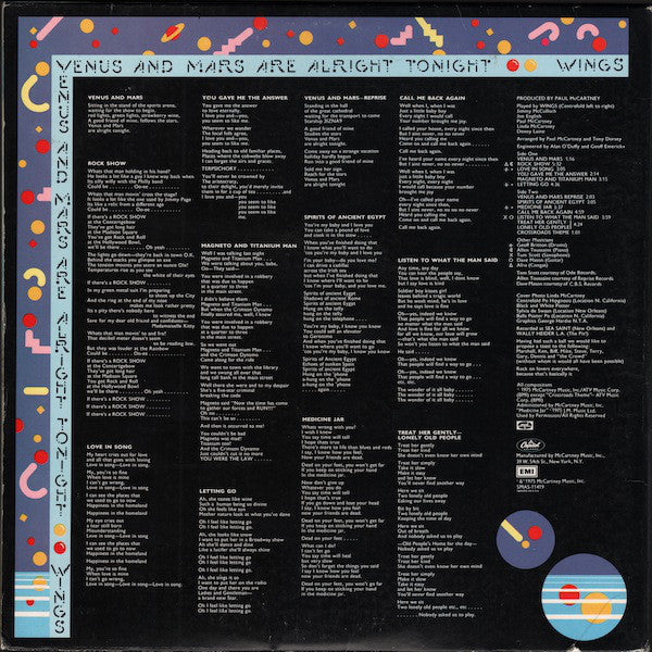 Wings (2) : Venus And Mars (LP, Album)