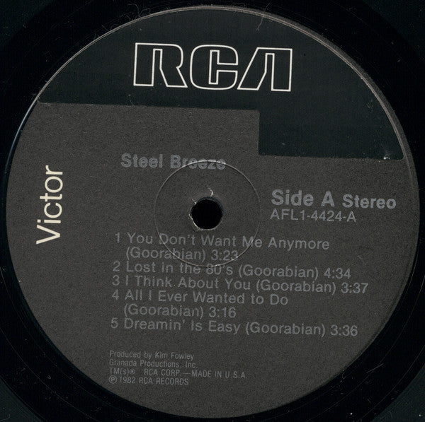 Steel Breeze : Steel Breeze (LP, Album)