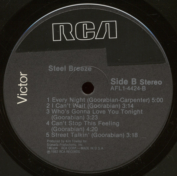 Steel Breeze : Steel Breeze (LP, Album)