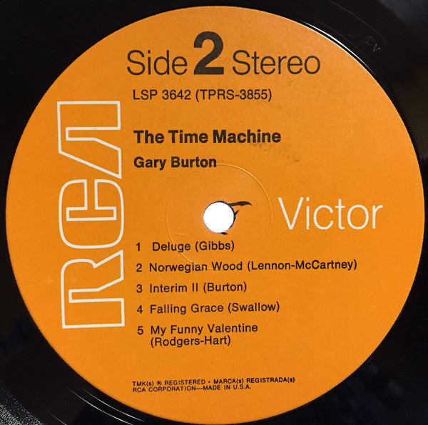 Gary Burton : The Time Machine (LP, Album, RE, Roc)