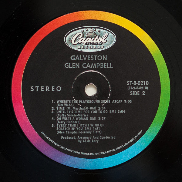 Glen Campbell : Galveston (LP, Album, Club, Cap)