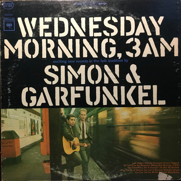 Simon & Garfunkel : Wednesday Morning, 3 A.M. (LP, Album, Ter)