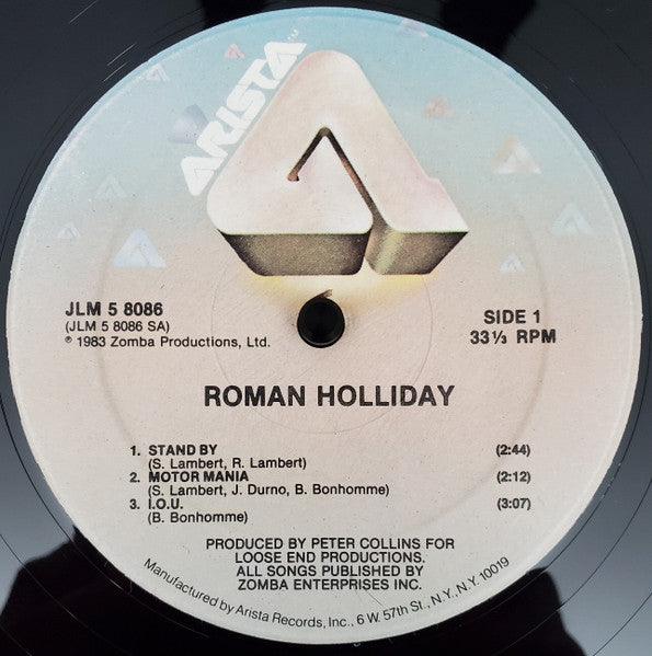 Roman Holliday : Roman Holliday (LP, MiniAlbum)