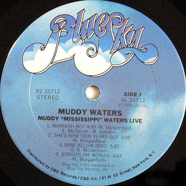 Muddy Waters : Muddy "Mississippi" Waters Live (LP, Album, RE, Car)