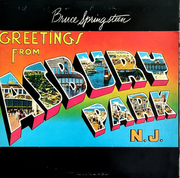 Bruce Springsteen : Greetings From Asbury Park, N.J. (LP, Album, RE, Car)