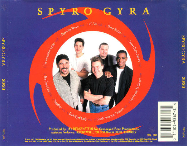 Spyro Gyra : 20/20 (CD, Album, Ltd, Len)