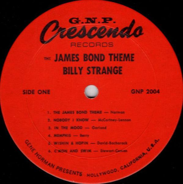 Billy Strange : The James Bond Theme (LP, Mono)