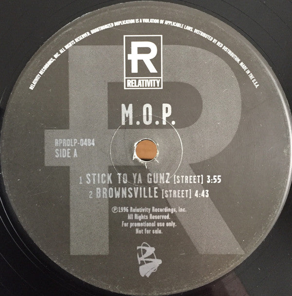 M.O.P. : Stick To Ya Gunz / Brownsville (12", Promo)