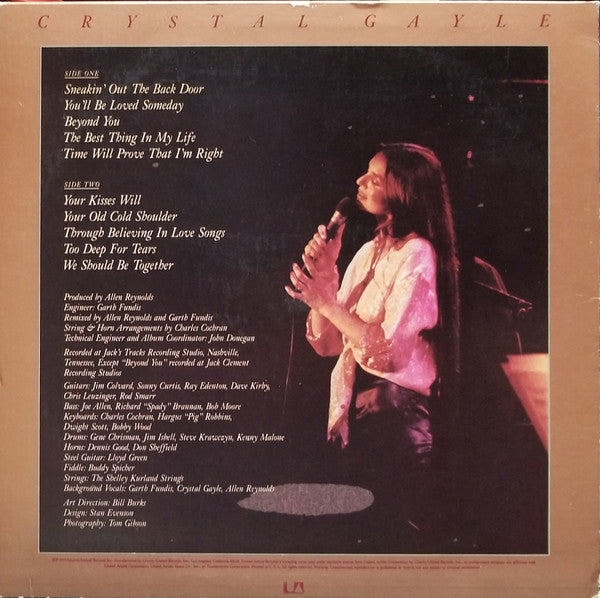 Crystal Gayle : We Should Be Together (LP, Album, San)