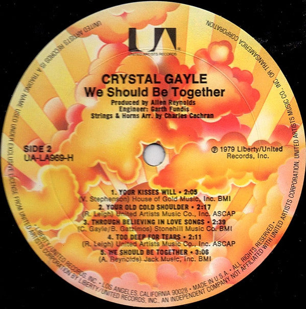 Crystal Gayle : We Should Be Together (LP, Album, San)