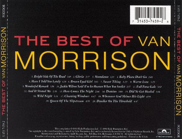 Van Morrison : The Best Of Van Morrison (CD, Comp, RE, RM, RP, UML)