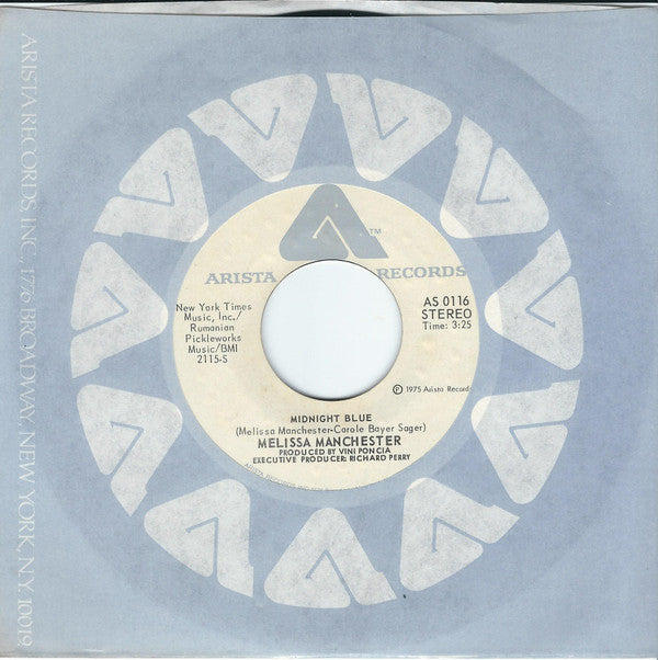 Melissa Manchester : Midnight Blue / I Got Eyes (7", Styrene, PRC)