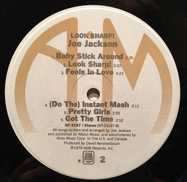 Joe Jackson : Look Sharp! (LP, Album, RE, R -)
