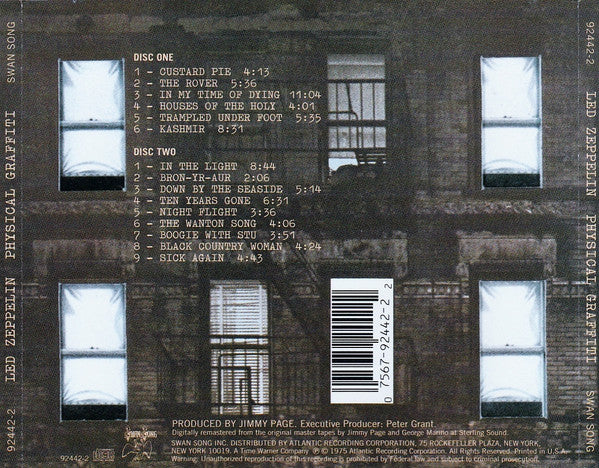 Led Zeppelin : Physical Graffiti (2xCD, Album, RE, RM, Cin)