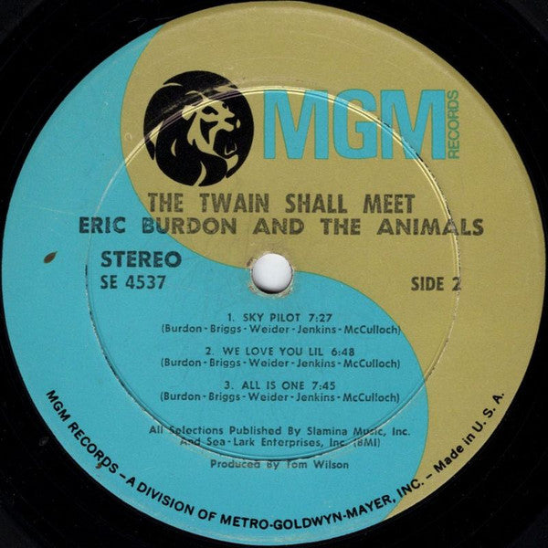 Eric Burdon & The Animals : The Twain Shall Meet (LP, Album, H.V)