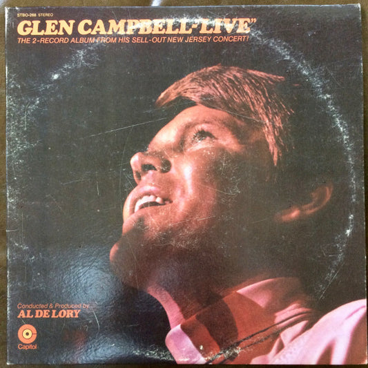 Glen Campbell : Live (2xLP, Album, Scr)