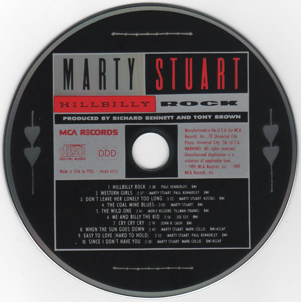 Marty Stuart : Hillbilly Rock (CD, Album)