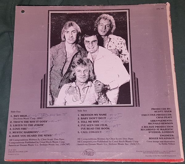 Jigsaw (3) : Jigsaw (LP, Album, Promo)