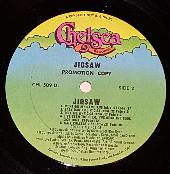 Jigsaw (3) : Jigsaw (LP, Album, Promo)