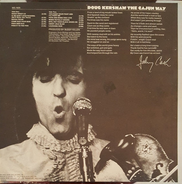 Doug Kershaw : The Cajun Way (LP, Album, RE, Jac)