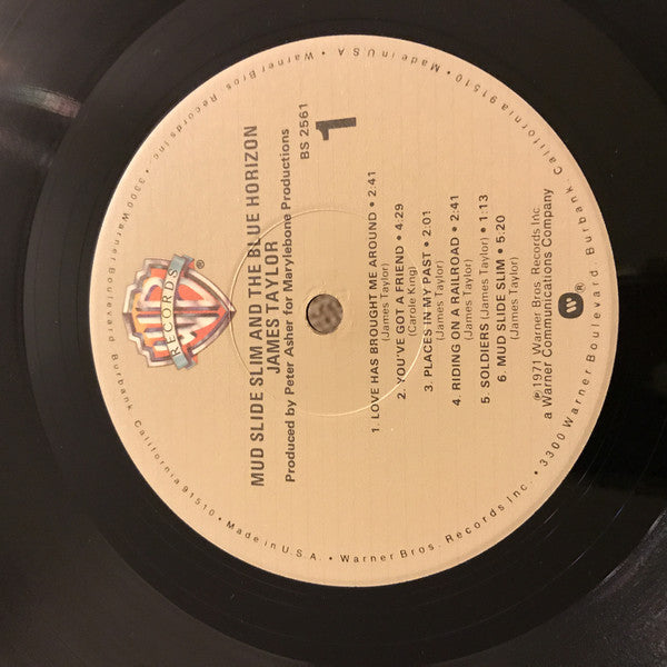 James Taylor (2) : Mud Slide Slim And The Blue Horizon (LP, Album, RE, Jac)
