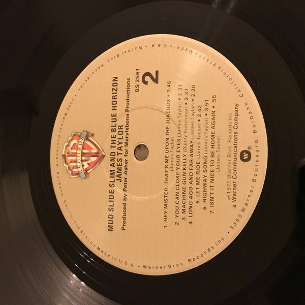 James Taylor (2) : Mud Slide Slim And The Blue Horizon (LP, Album, RE, Jac)