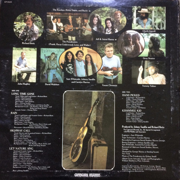 Richard Betts* : Highway Call (LP, Album, Pit)