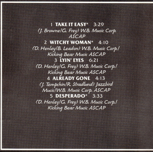 Eagles : Their Greatest Hits (1971-1975) (CD, Album, Comp, Club, RE, All)