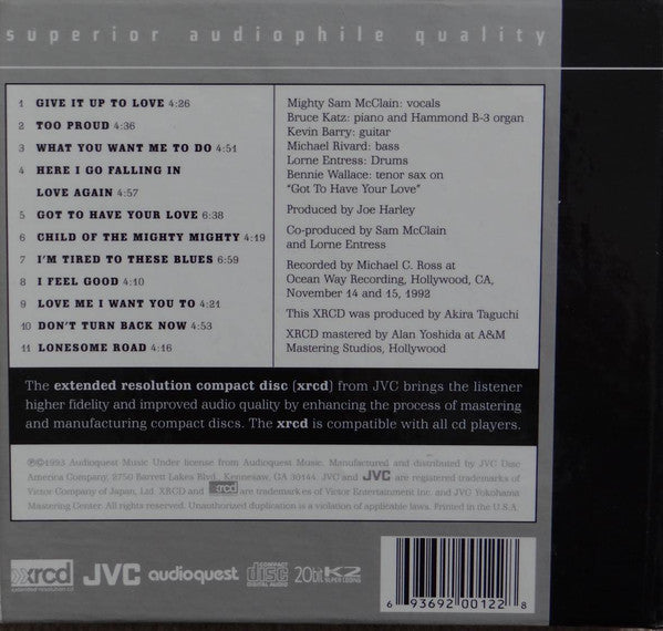 Mighty Sam McClain : Give It Up To Love (XRCD, Album, RE)