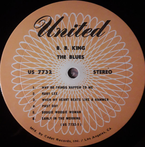 B. B. King* : The Blues (LP, Album, RE)
