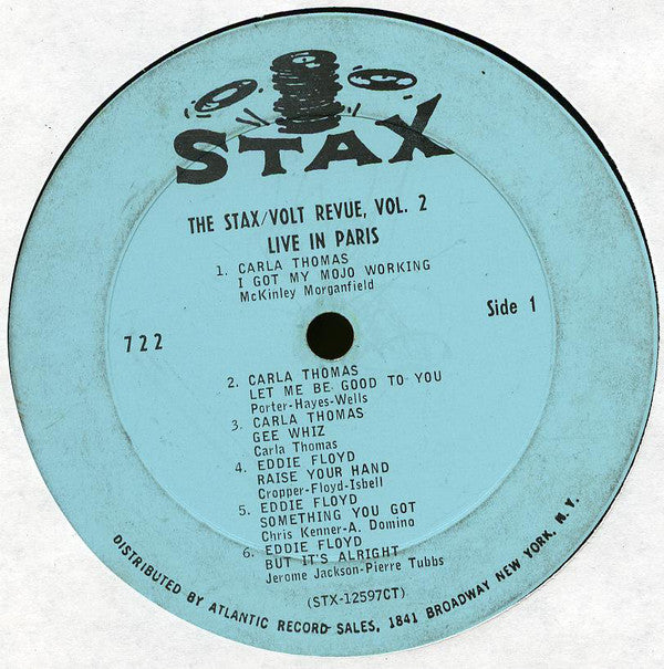 Various : The Stax / Volt Revue Volume 2  Live In Paris (LP, Album, Mono, Ter)