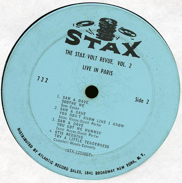 Various : The Stax / Volt Revue Volume 2  Live In Paris (LP, Album, Mono, Ter)